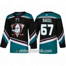 Män Ishockey Anaheim Ducks Tröja Rickard Rakell 67 Alternate Adidas 2018-19 Authentic